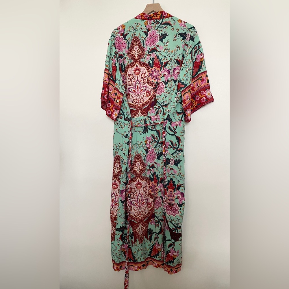 Anthropologie Radiant Floral Kimono Preowned 062/325 - Picture 6 of 8